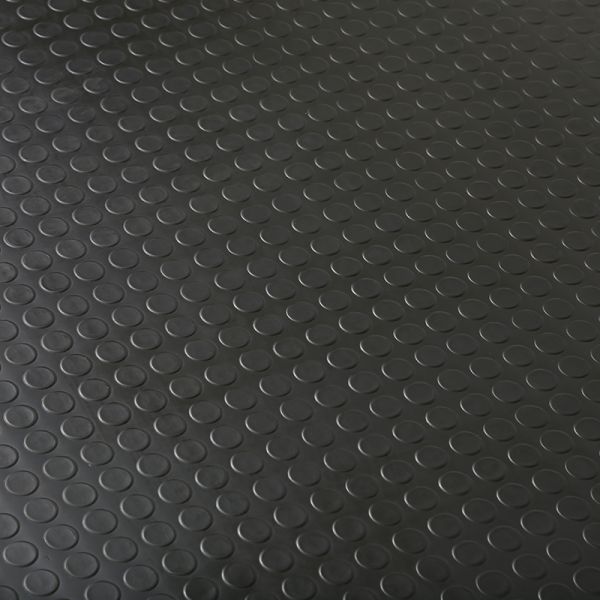 Industrial Use Anti Slip Floor Mat with Round Button Surface and 3mm Thickness for Oil Resistance