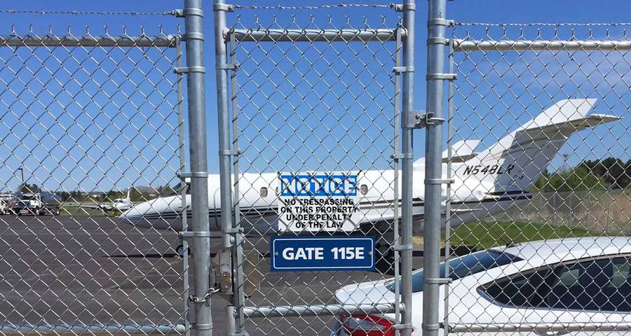Easily Assembled High Security Anti Climb Airport Fence/358 Fence with and PVC Coating