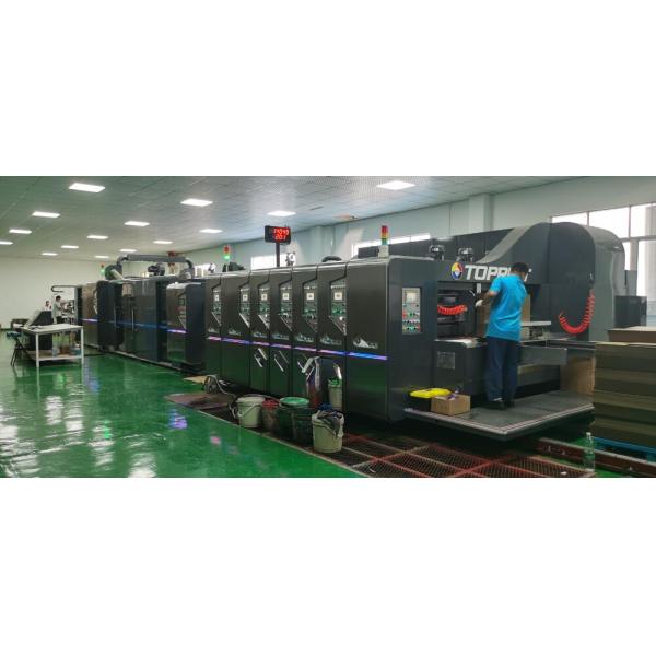Corrugated Paperboard Box Folding And Gluing Machine 300 Sheets/Min