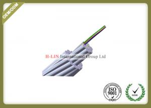 Quality Optical Ground Wire OPGW Outdoor Fiber Optic Cable , Multi Core Fiber Optic Cable wholesale