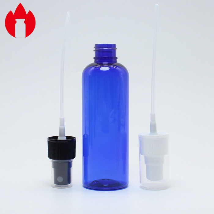 Empty Fine Mist 100ml Blue Refillable Plastic Spray Bottles