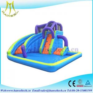 China Hansel 2017 hot selling commercial PVC outdoor inflatable play area moon bounce on sale