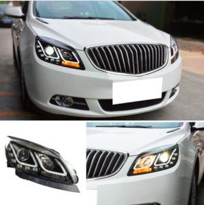Buick Excelle GT  headlight assembly led guide + HID xenon lamp dual light lens for Buick Excelle GT  2010-2014 durable