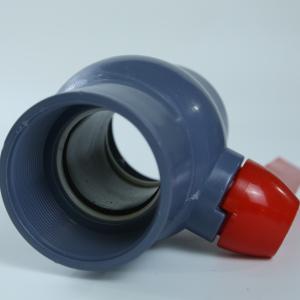 Quality Twin Filament PVC Ball Valve Lightweight Corrosion Resistant PVC Union Ball Valve wholesale