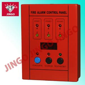 Quality Conventional fire security alarm 2 wire systems control Slave panel 2 zones wholesale