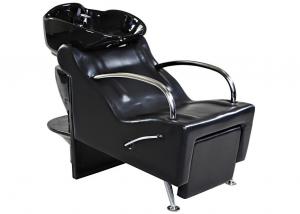 China Commercial Salon Backwash Unit Pu Leather , Hydraulic Shampoo Sink And Chair on sale