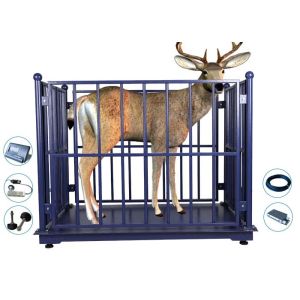 Digital Zemic LCD Cattle Weighing Scales Stainless Steel