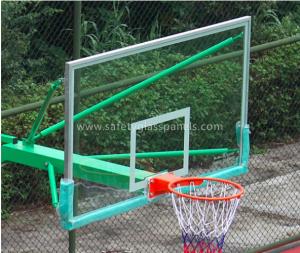 Quality Super Toughened Safety Glass Basketball Backboard Wall Mount For Buildings wholesale