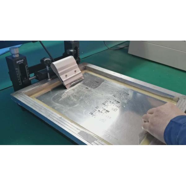 Benchtop Manual SMT Screen Printer for Double-Sided PCB Assembly, 300×400mm Solder Paste Printing