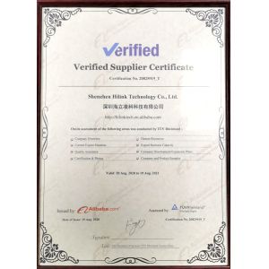 Shenzhen HiLink Technology Co.,Ltd. Certifications