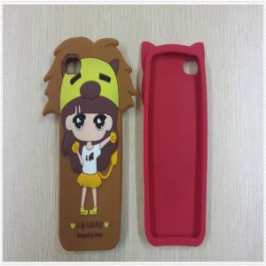 Quality promotional  custom silicone/soft pvc/rubber silicone mobile cases with cute photo wholesale
