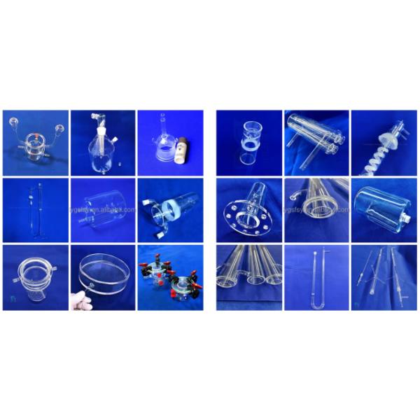 Custom 50ml To 5000ml Quartz Glass Reactor Vacuum Quartz Photochemical Reactor