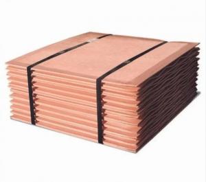 Quality Superior Workability Copper Cathode Plate For Copper Alloy Fabricated Products wholesale