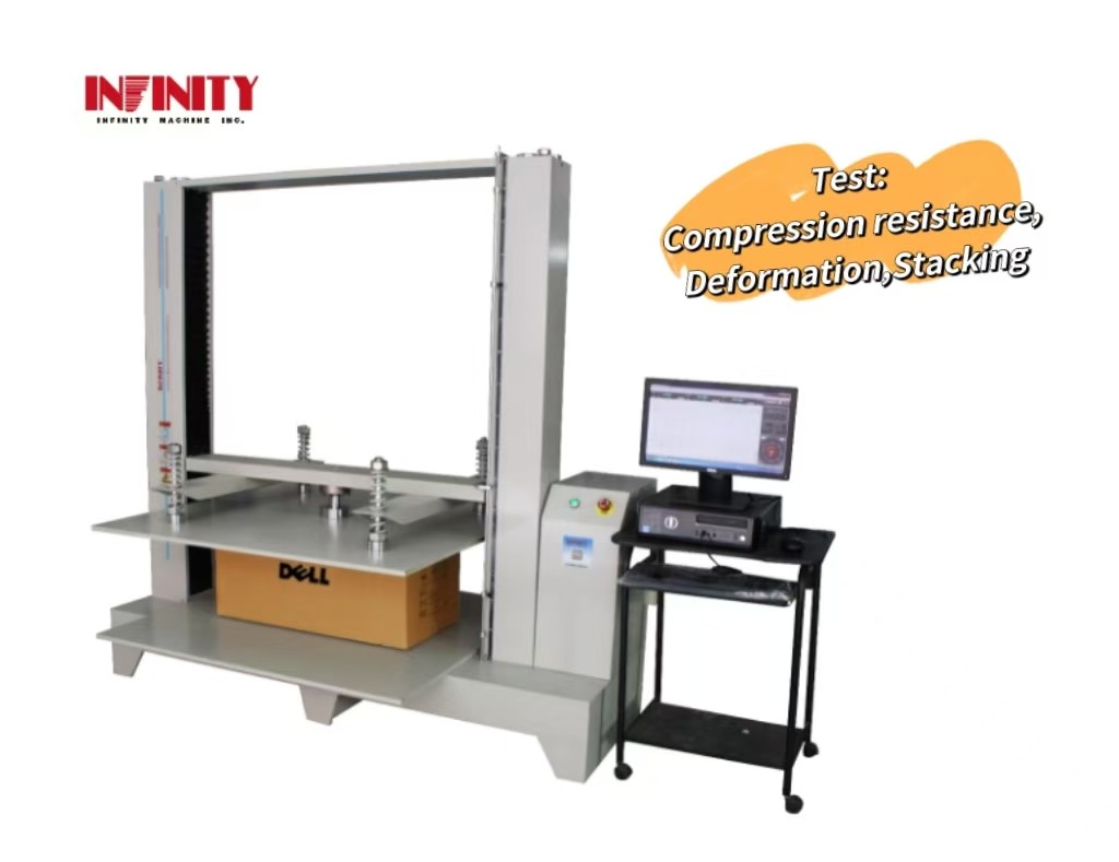 Package Compression Strength Test Machine for Compression Stacking Test