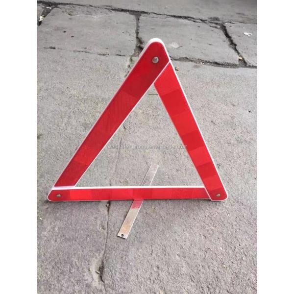 PP Driveway Foldable Warning Triangle Emergency Safety Triangles For Trucks