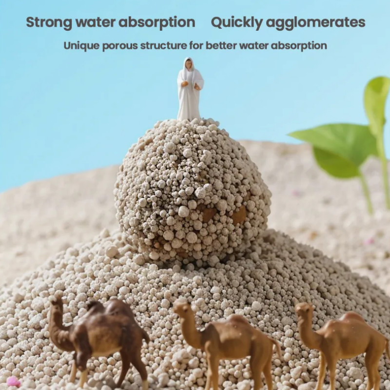 Ball Shape Bentonite Litter Dust Free Clumping Bentonite Clay Litter