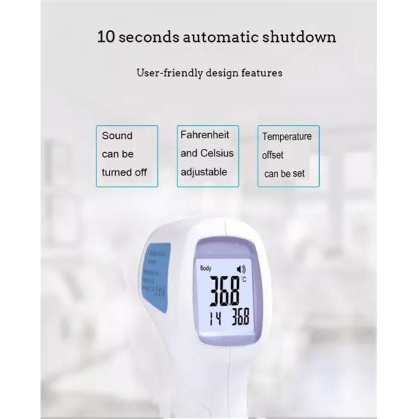 Handheld Forehead Digital Infrared Thermometer Gun Non Contact For Adult / Baby