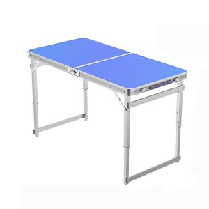 Height Adjustable Folding Dining Table For Family Beach Backyard