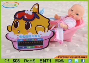 China Promotional Baby Bath Thermometer Card / Safety 1st Baby Bath Temperature Thermometer on sale