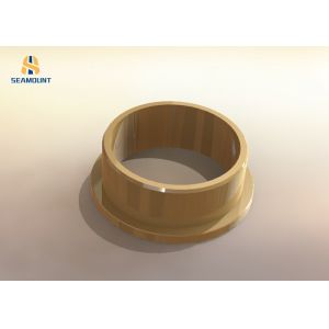 Customized Precision Tin Bronze Bushing , Flange Copper Bushing