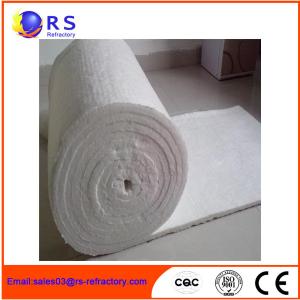 China Standard Size 1260 Ceramic Fiber Blanket White Refractory Insulation For Industrial on sale