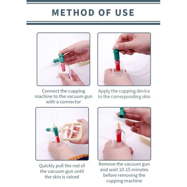 6/12/24PCS Plastic Massage Hijama Cupping Set To Relieve Rheumatism