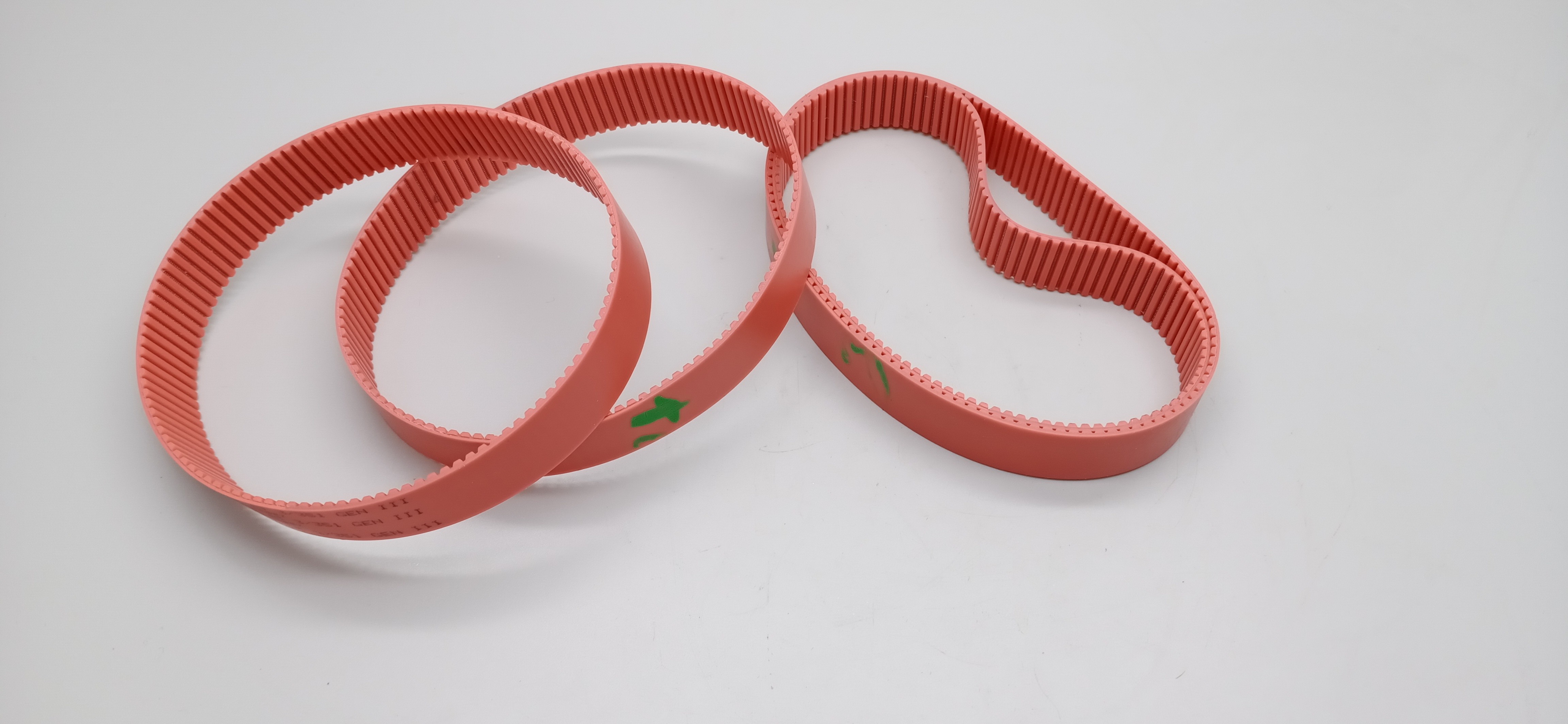 Red Auto Cutter Parts Round Drive Belt 20 AT3 / 351 GEN3 129514 For Q25 Auto Cutter Machine