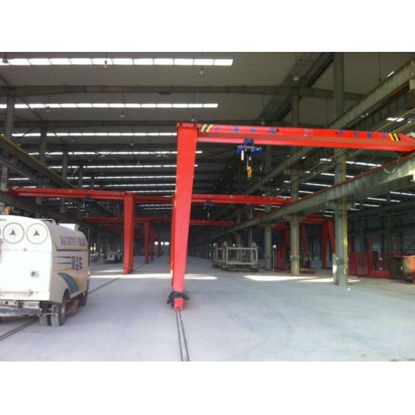 YT BMH model electric hoist single beam Semi gantry crane