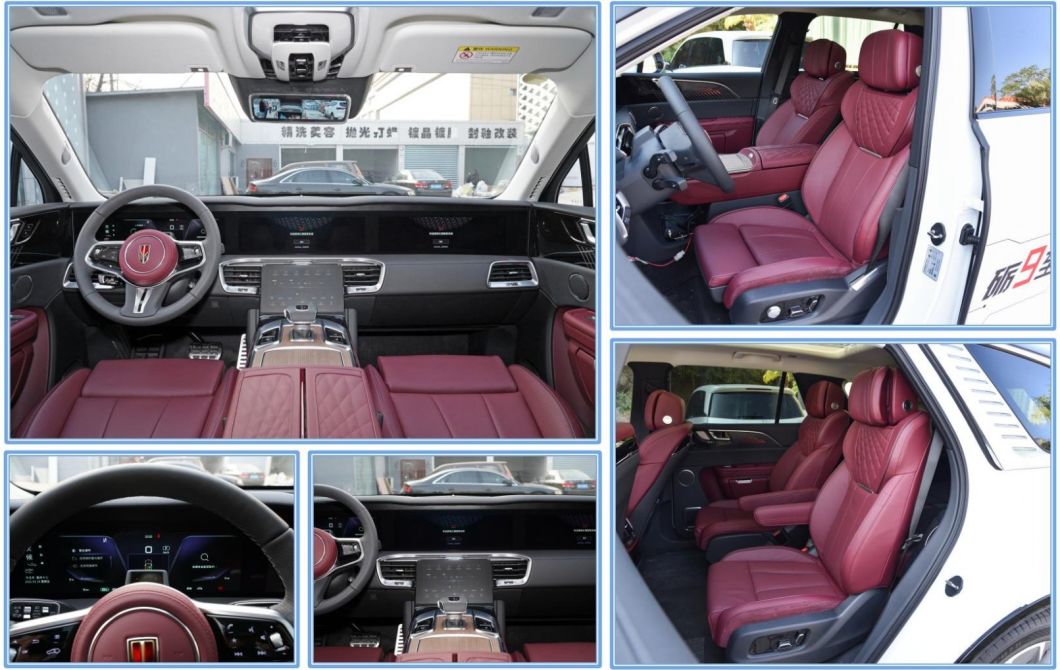 Electric Vehicle Hongqi E-HS9 7-Seat Used Car High-Speed New Energy Electric Vehicle for Sell