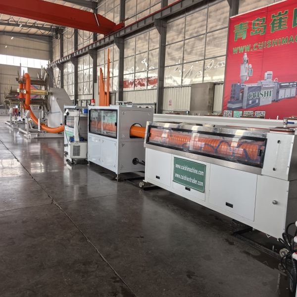 PE HDPE Carbon Spiral Pipe Extrusion Machine Plastic Spiral Winding Pipe Making Production Line