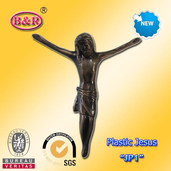 Cheap Plastic Jesus Cross And Crucifix Model " JP1 " Size 13×15cm Funeral Decoration for sale