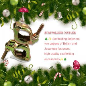 China EN74 Scaffolding Fixed Coupler JIS Standard Scaffolding Clamp Drop Forged Couplers on sale