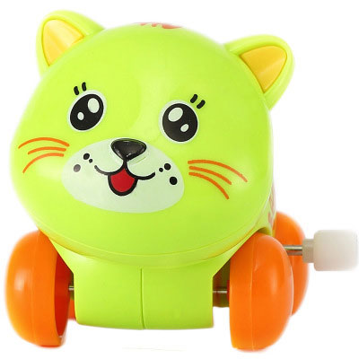 PVC Wind Up Easter Puzzle Toys for Kids Cute Animals Toy Cat Flipping Walking Jumping Clockwork Bulk Birthday Gift Party Favors