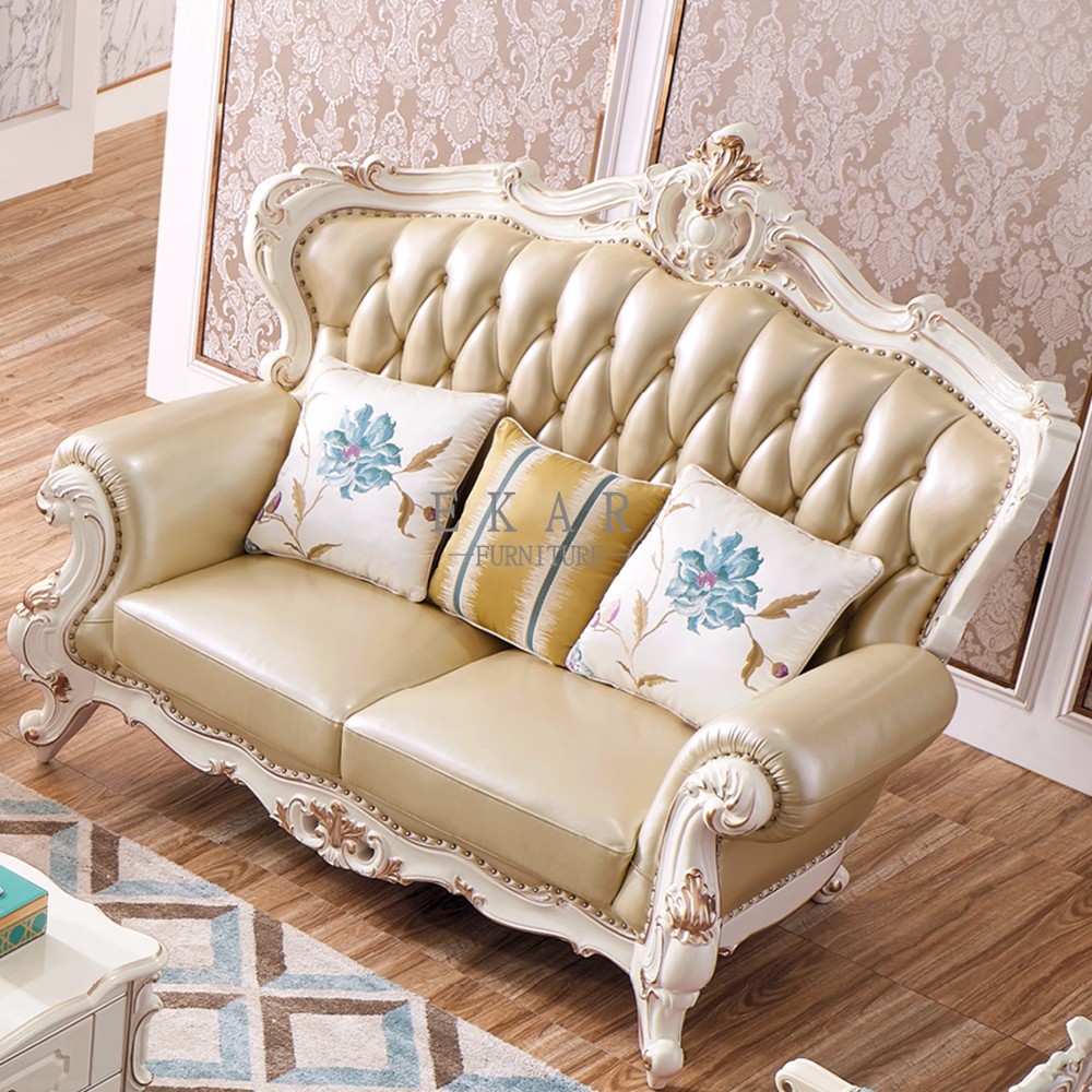 Wooden Frame Luxury Set Living Room Furniture Sofa