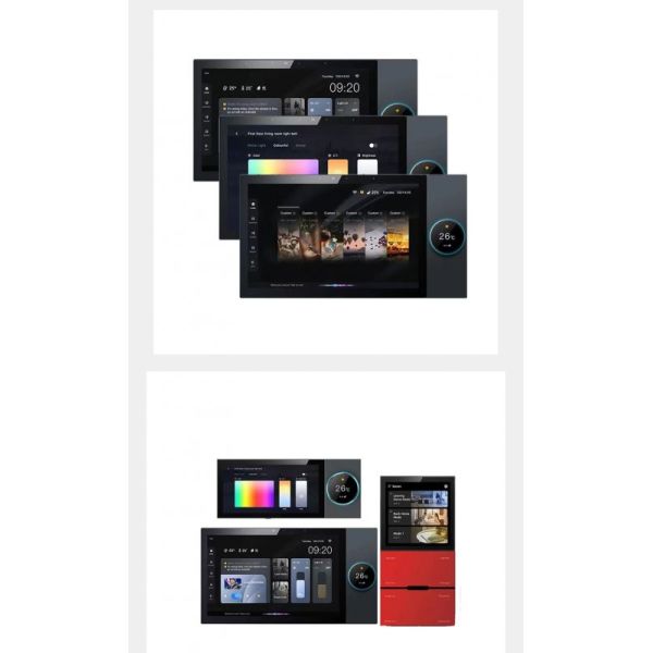 SIXWGH Luxury Upgrade 10-inch Smart Home Control Panel Tuya WiFi Zigbee Gateway App Voice Background Music Multi-Scenario Bar