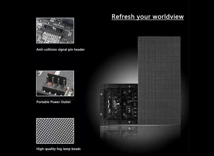 P4 P5 P6 P8 P10 Large Outdoor Curved LED Display 6500nits IP65