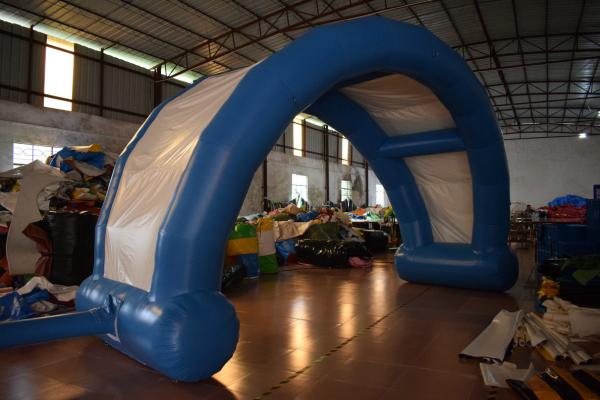 Water Proof PVC Fabric Inflatable Advertising Signs / Wide Inflatable Entrance