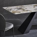 Marble Luxurious 4 6 Seater Extending Dining Table 1100mm Width