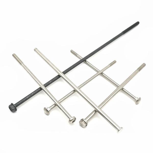 Custom-Made Inner Plum Blossom Extended Bolt Long Screw For Motor Long Screw With Outer Hexagon On Flange Surface