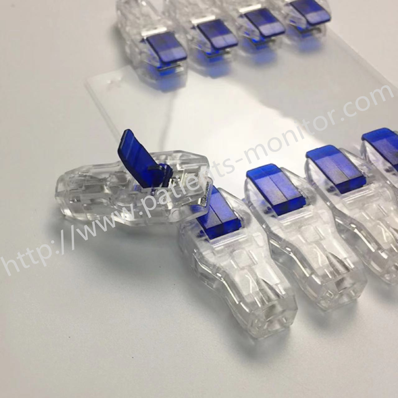 Reusable Electrode Adapter Clear Tab Snap Adapter Set REF989803166031 10 Pieces per Bag