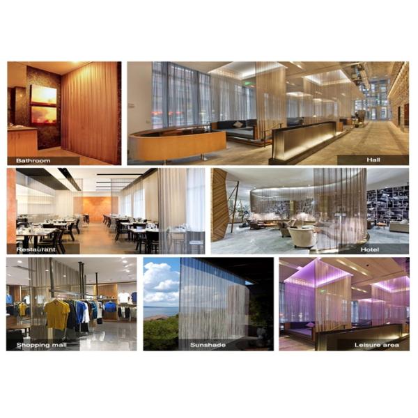 SS316 Decorative 1m Stainless Steel Ring Mesh