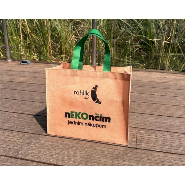 Reusable Polypropylene Packaging Laminated ECO PP Woven Bag Shopping Tote REPT PP Woven Bag With Custom Logo