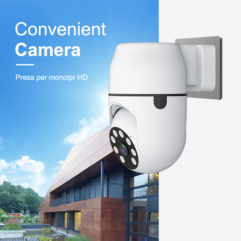 Glomarket 1080P Smart Camera Infrared/white light+infrared WiFi/4G Outdoor Camera Night Vision Lighting Home Camera