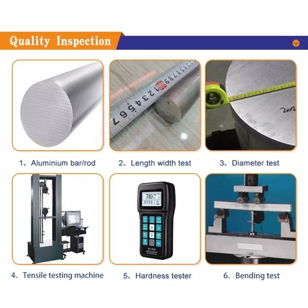 T8 ASTM 5083 5a05 7075 Aluminum Solid Bar Casting Extrusion Alloy Anodized Round Square