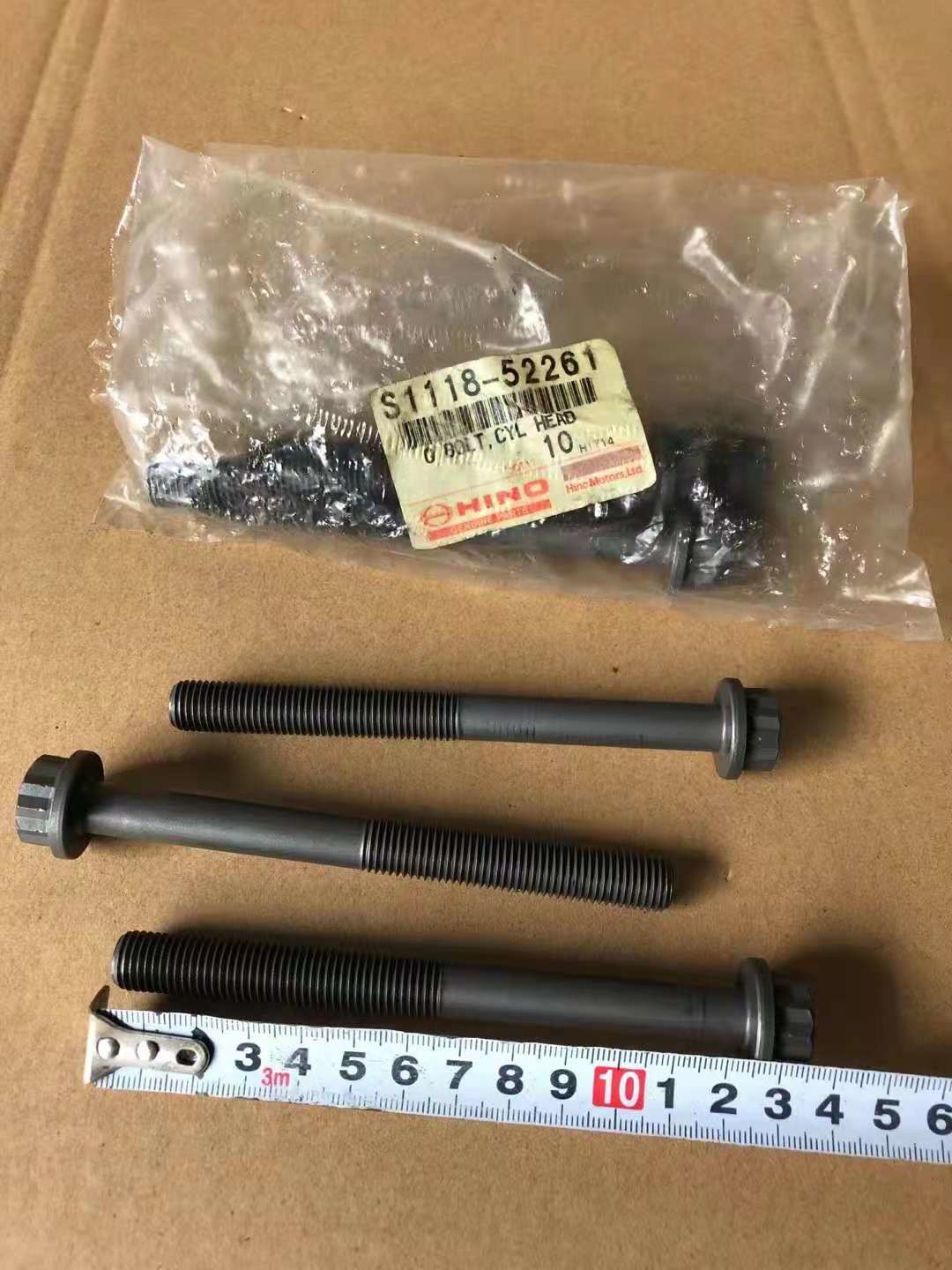 VHS111852261 Cylinder Head Bolt Sk350-8 Kobelco Engine Parts