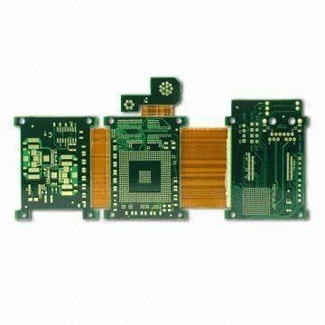 Cheap Immersion gold Rigid Flexible PCB printed circuit boards for touch screen , rigid flex board for sale