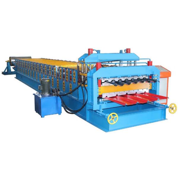 1300mm Ppgi Double Layer Roll Forming Machine Automatic Metal Roof Panel