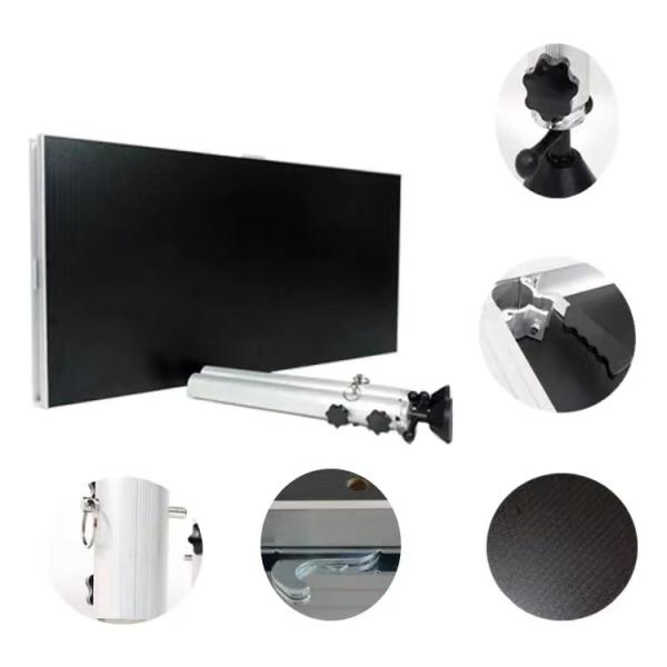 Round / Square Portable DJ Stage Platform Detachable Aluminum Alloy Glass Plywood Material