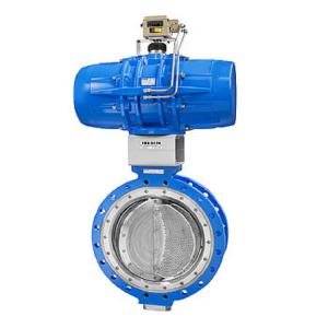 Quality LTR 43 Anti Surge Pneumatic Butterfly Valve Alloy / Steel Material DIN Version wholesale