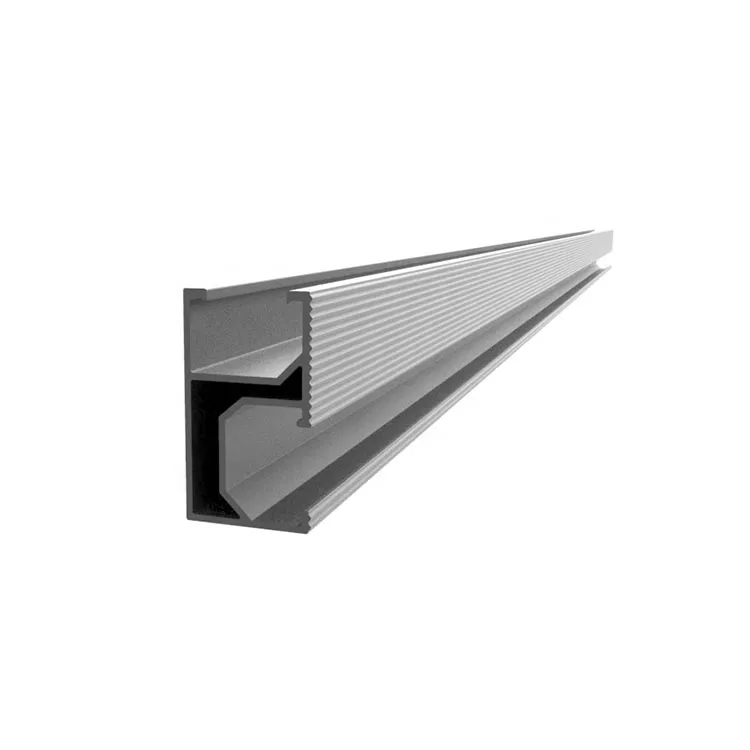 Aluminum Rails for PV Solar Panel Installation on Roof Ground Solar Mounting System